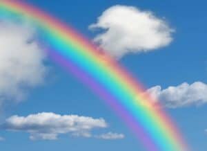 Rainbow colours